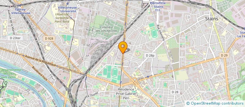 localisation de l'entreprise FDSHL à PIERREFITTE-SUR-SEINE