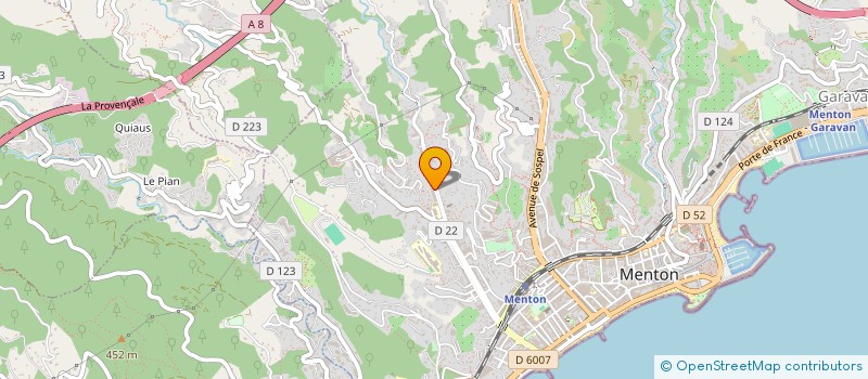 localisation de l'entreprise FDSP FACADE à MENTON