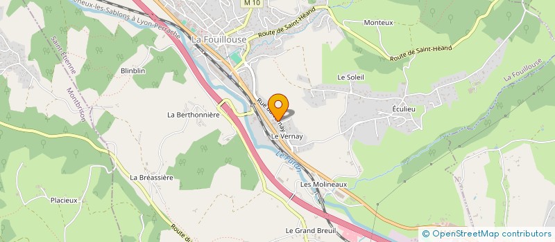 localisation de l'entreprise FDT DIFFUSION à LA FOUILLOUSE