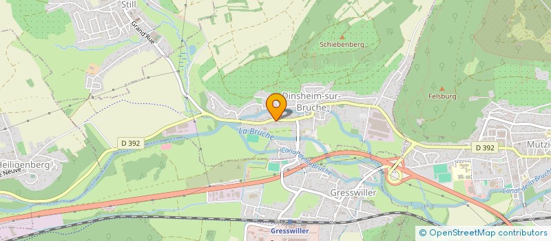 localisation de l'entreprise FDTM  DINSHEIM-SUR-BRUCHE