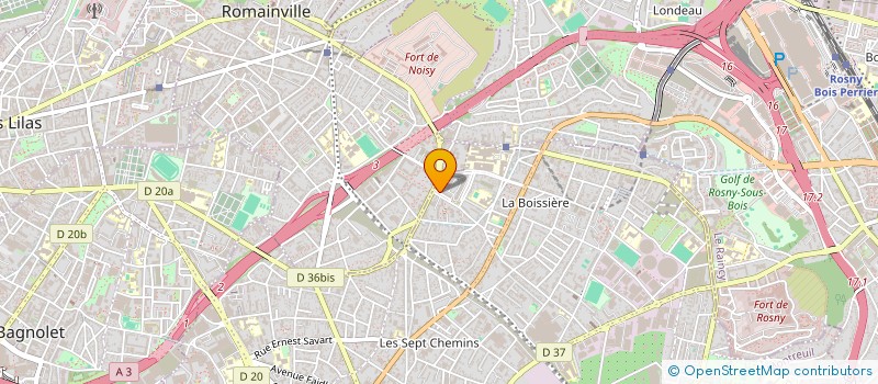 localisation de l'entreprise FDV à MONTREUIL