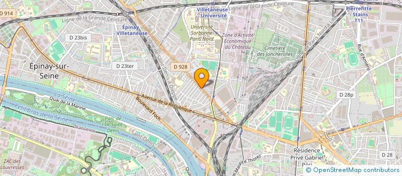 localisation de l'entreprise FDV à VILLETANEUSE