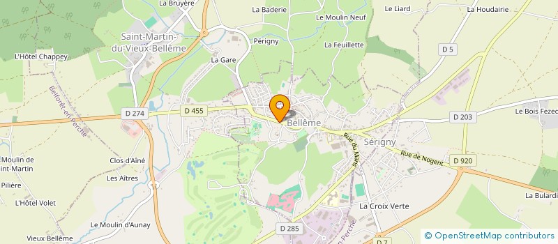 localisation de l'entreprise FDV CONSEIL à BELLEME
