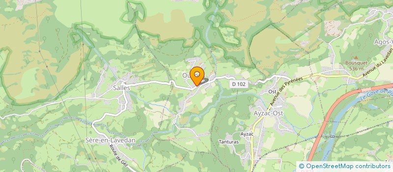 localisation de l'entreprise FDV CONSTRUCTIONS  OUZOUS