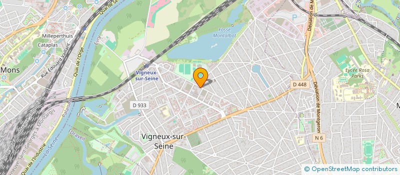 localisation de l'entreprise FDV PARTNERS  VIGNEUX-SUR-SEINE