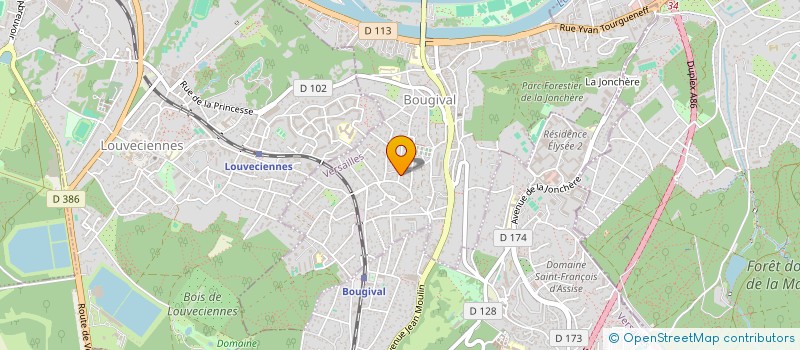 localisation de l'entreprise FDV SUPPLETIVE  BOUGIVAL