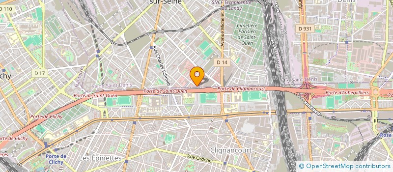 localisation de l'entreprise FDVE à SAINT-OUEN-SUR-SEINE