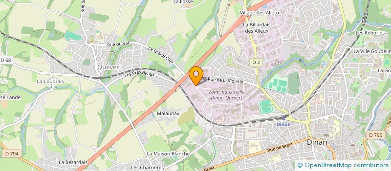 localisation de l'entreprise FDYG à QUEVERT