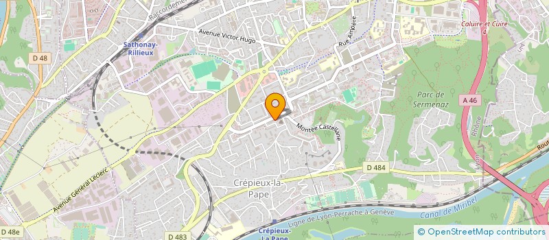 localisation de l'entreprise FE-BAT  RILLIEUX-LA-PAPE