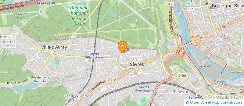 localisation de l'entreprise FE DEVELOPPEMENT à SEVRES