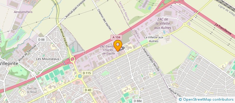 localisation de l'entreprise FE FRA SARL à TREMBLAY-EN-FRANCE