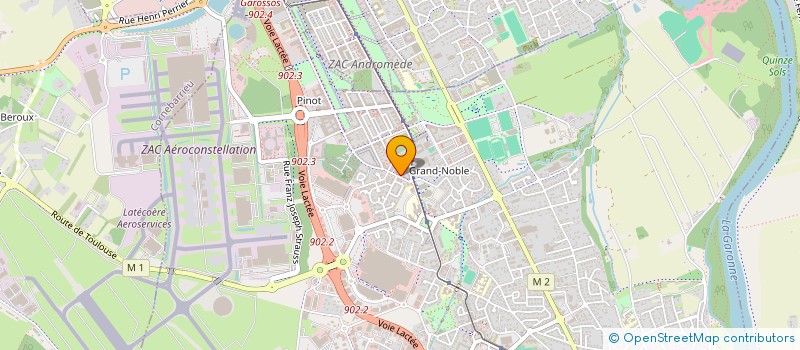localisation de l'entreprise FE & RO à BLAGNAC