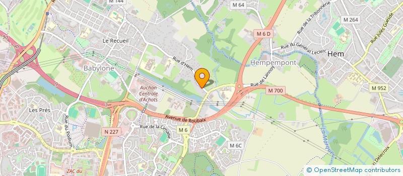 localisation de l'entreprise FE SAINT LOUIS  VILLENEUVE D ASCQ