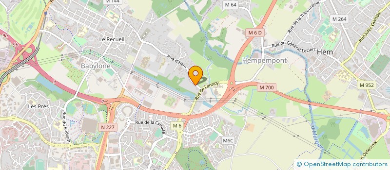 localisation de l'entreprise FE SAINT THOMAS  VILLENEUVE D ASCQ