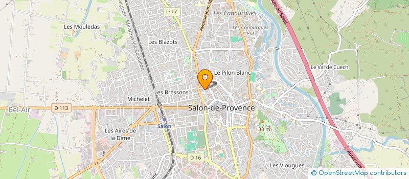 localisation de l'entreprise FE'U  SALON-DE-PROVENCE