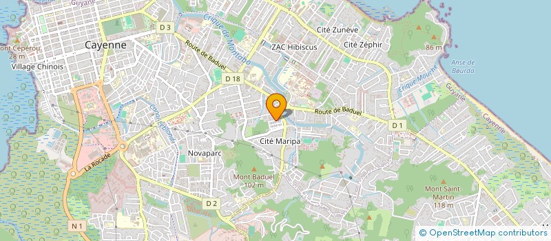 localisation de l'entreprise FE ZOTE PLEZI  CAYENNE