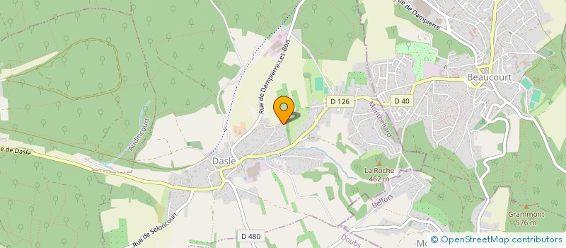 localisation de l'entreprise FE2C  DASLE