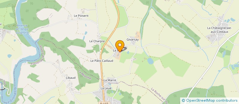 localisation de l'entreprise FE3M à CHANTONNAY