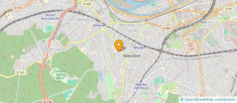 localisation de l'entreprise FEA TECHNOLOGIE à MEUDON