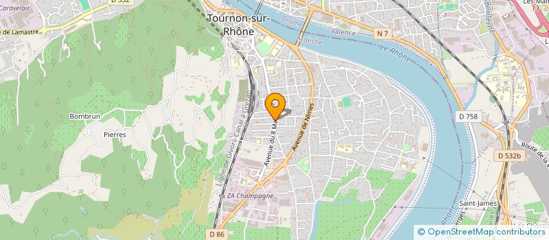 localisation de l'entreprise FEADIS  TOURNON-SUR-RHONE