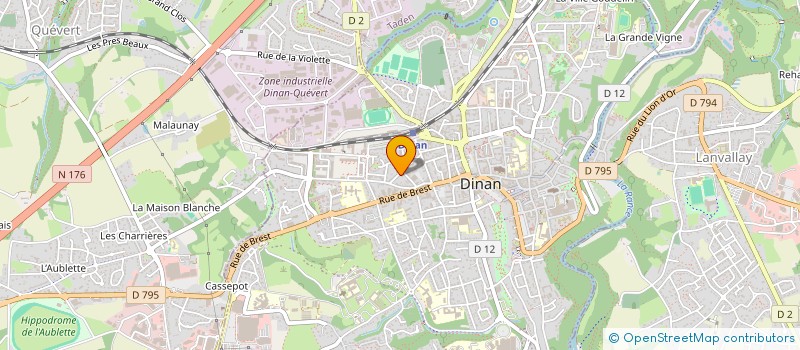 localisation de l'entreprise FEAM 22  DINAN