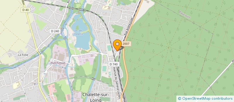 localisation de l'entreprise FEARINDUSTRY à CHALETTE-SUR-LOING