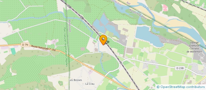 localisation de l'entreprise FEARLESS MEDITERRANEE  MALLEMORT