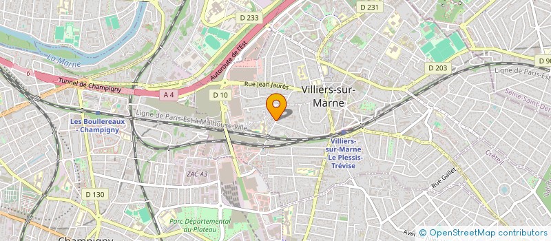 localisation de l'entreprise FEAST101  VILLIERS-SUR-MARNE