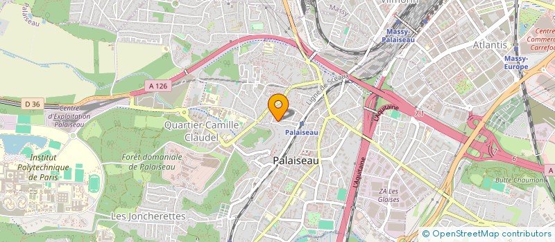 localisation de l'entreprise FEAT SELECTION  PALAISEAU