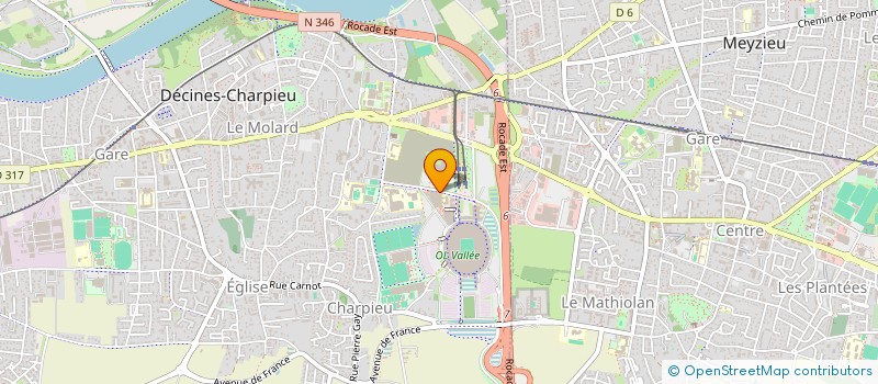 localisation de l'entreprise FEAT WORKS  DECINES-CHARPIEU