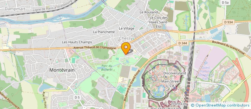 localisation de l'entreprise FEATER à CHESSY
