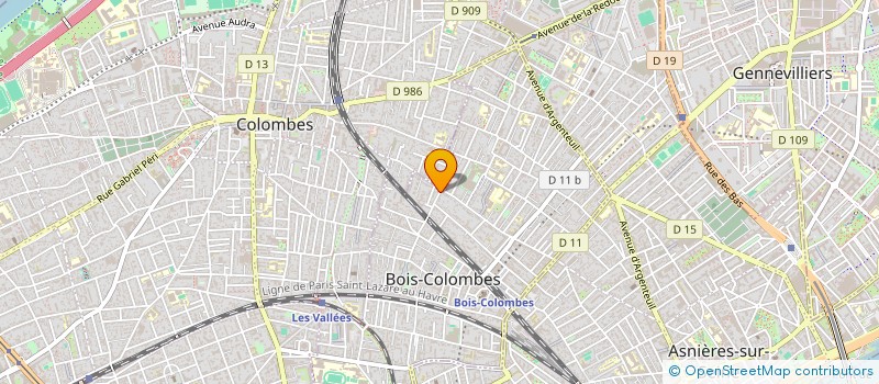 localisation de l'entreprise FEATURE à BOIS-COLOMBES