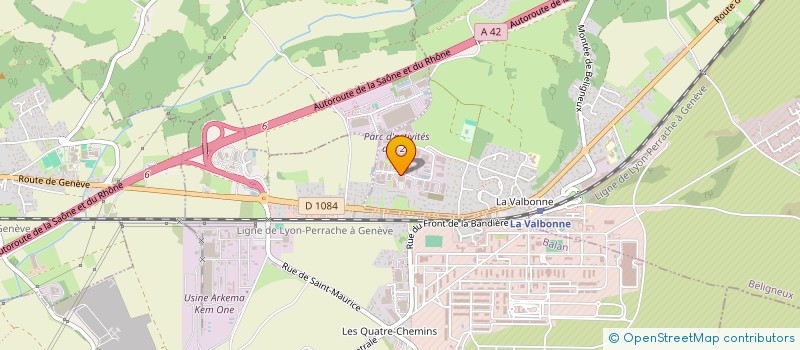localisation de l'entreprise FEAYT HOLDING à BELIGNEUX