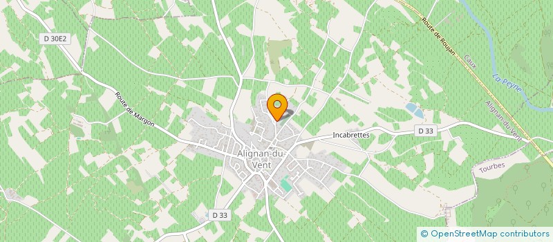 localisation de l'entreprise FEB à ALIGNAN-DU-VENT