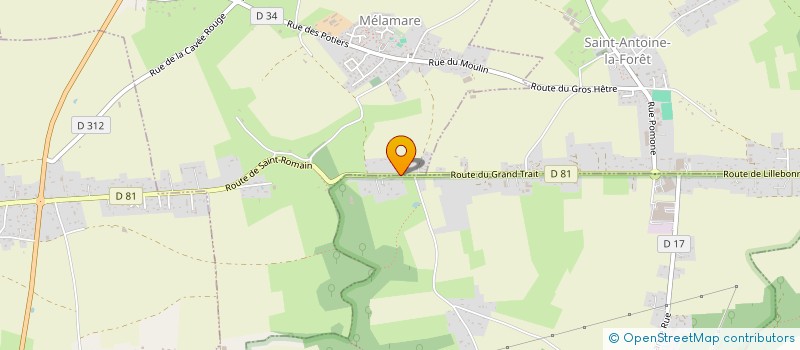 localisation de l'entreprise FEB (FAMILLES EMMANUEL ET BENOIT)  SAINT-NICOLAS-DE-LA-TAILLE