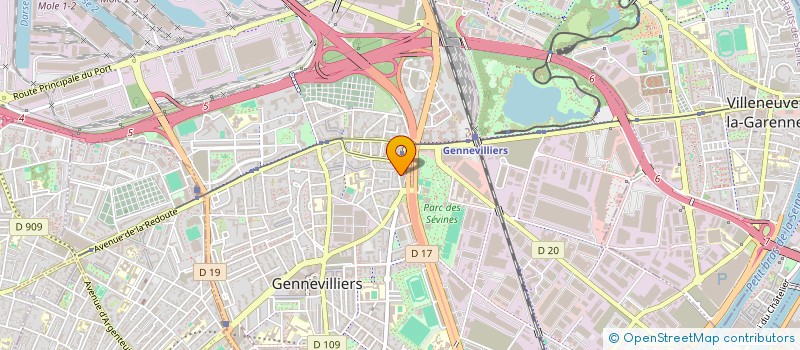 localisation de l'entreprise FEB SERVICE à GENNEVILLIERS