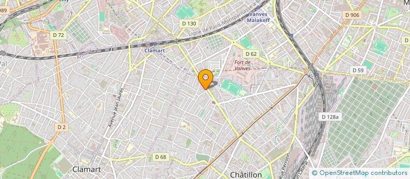 localisation de l'entreprise FEBB SCI  CHATILLON