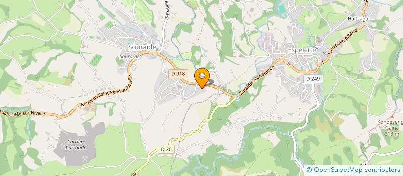 localisation de l'entreprise FEBRALUCE à ITXASSOU