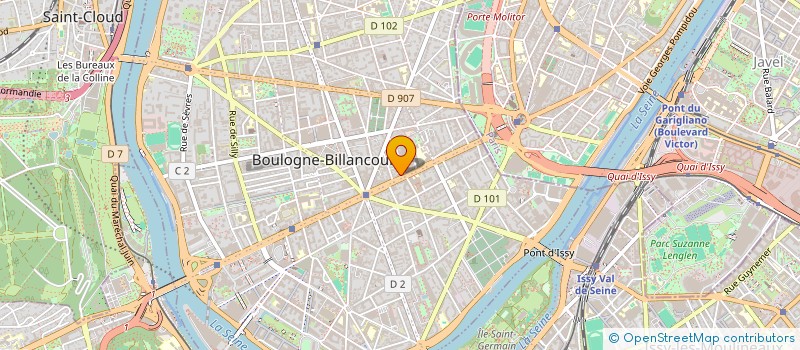 localisation de l'entreprise FEBU à BOULOGNE-BILLANCOURT