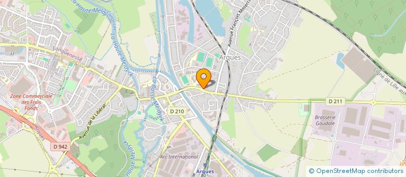 localisation de l'entreprise FEBURIER.G ASSURANCES ARQUES  ARQUES