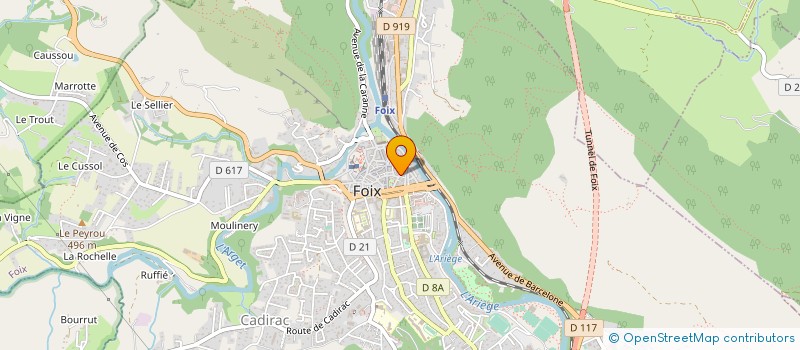 localisation de l'entreprise FEBUS VOYAGES à FOIX