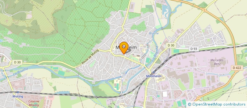 localisation de l'entreprise FEBVAY FLORENT ET PENIN LAETITIA  MOLSHEIM