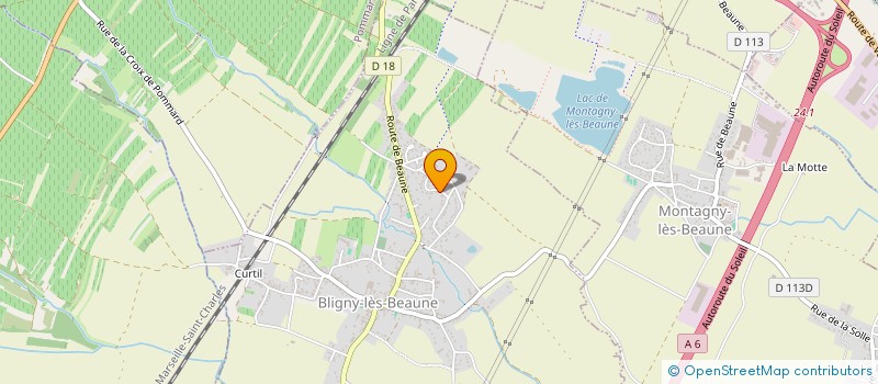 localisation de l'entreprise FEBVRE DESCHAMPS  BLIGNY-LES-BEAUNE