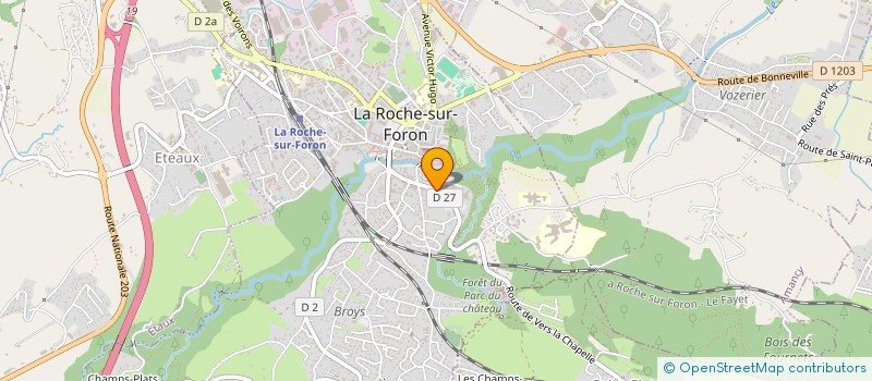 localisation de l'entreprise FEBVRET  LA ROCHE-SUR-FORON