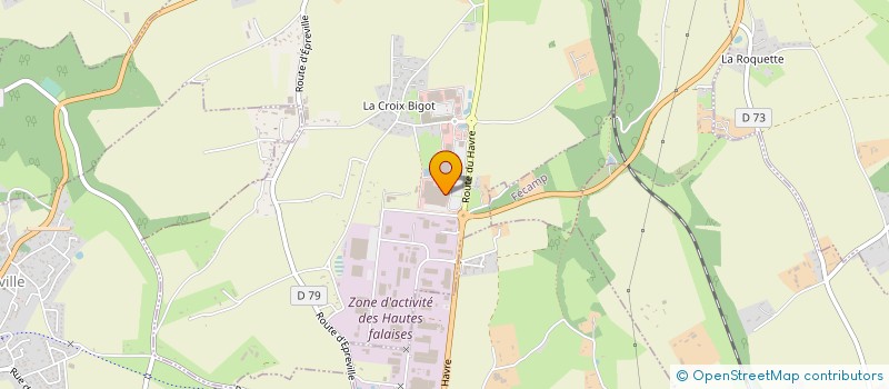 localisation de l'entreprise FECAMP DISTRIBUTION  SAINT-LEONARD