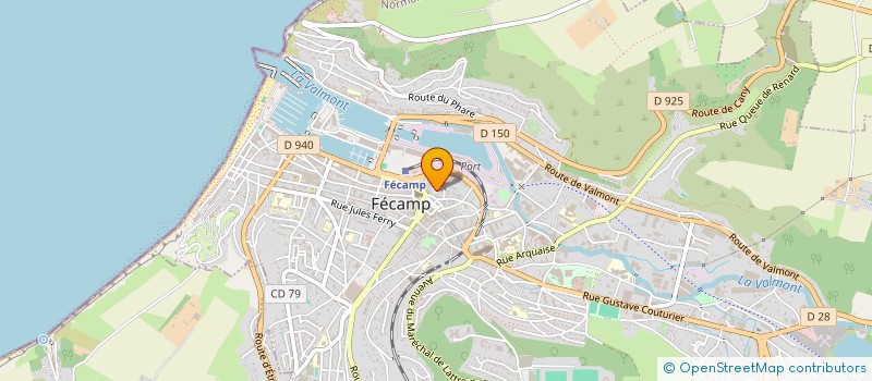 localisation de l'entreprise FECAMP SALSA  FECAMP