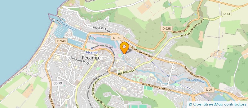 localisation de l'entreprise FECAMP TRIATHLON  FECAMP