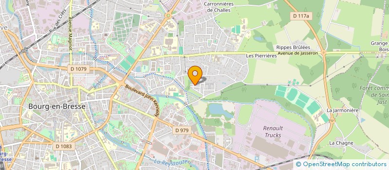 localisation de l'entreprise FECAP à BOURG-EN-BRESSE
