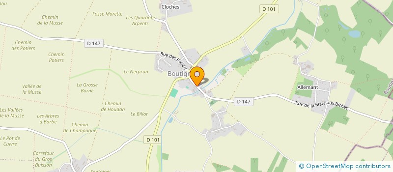 localisation de l'entreprise FECASOMA à BOUTIGNY-PROUAIS