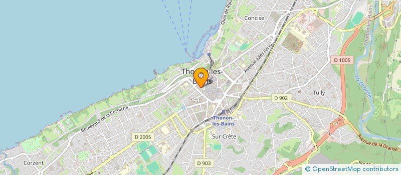 localisation de l'entreprise FECKOOP à THONON-LES-BAINS
